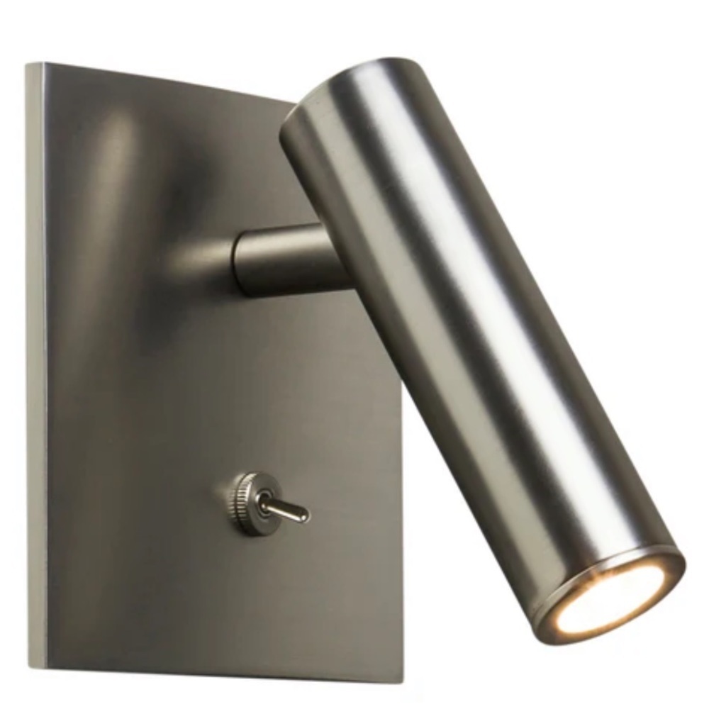 Astro Lighting Enna Square Switched LED Wall Scone MattNickel SET OF TWO 1058046